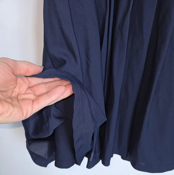 Navy Dress/Jumpsuit Fit-and-Flare - Picture 7 of 8